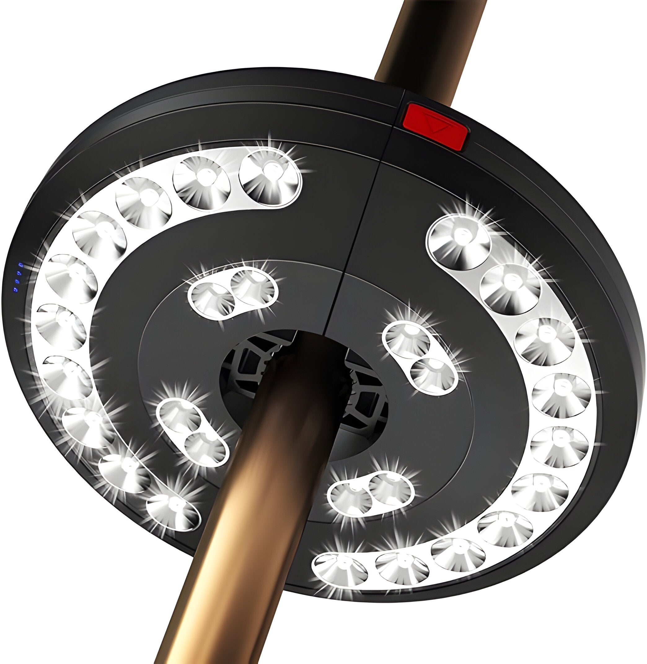 Maliben | Lumoclip Led Shade Light With Battery | 3 Brightness Levels & 360° Light | Usb Charging | For Balcony, Garden & Camping