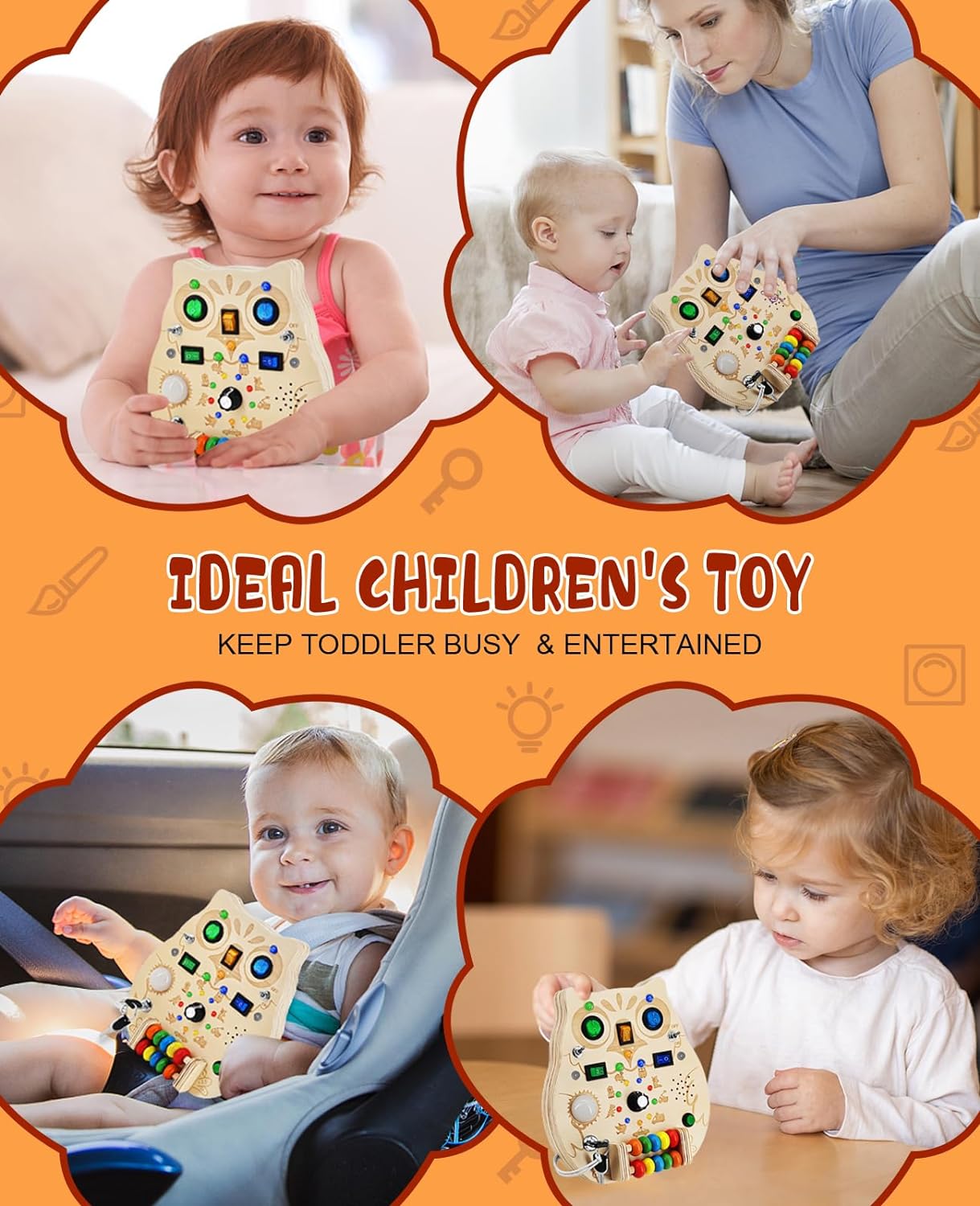 Maliben | Playing Board - Discover And Learn With The Enchanting Playboard For Kids