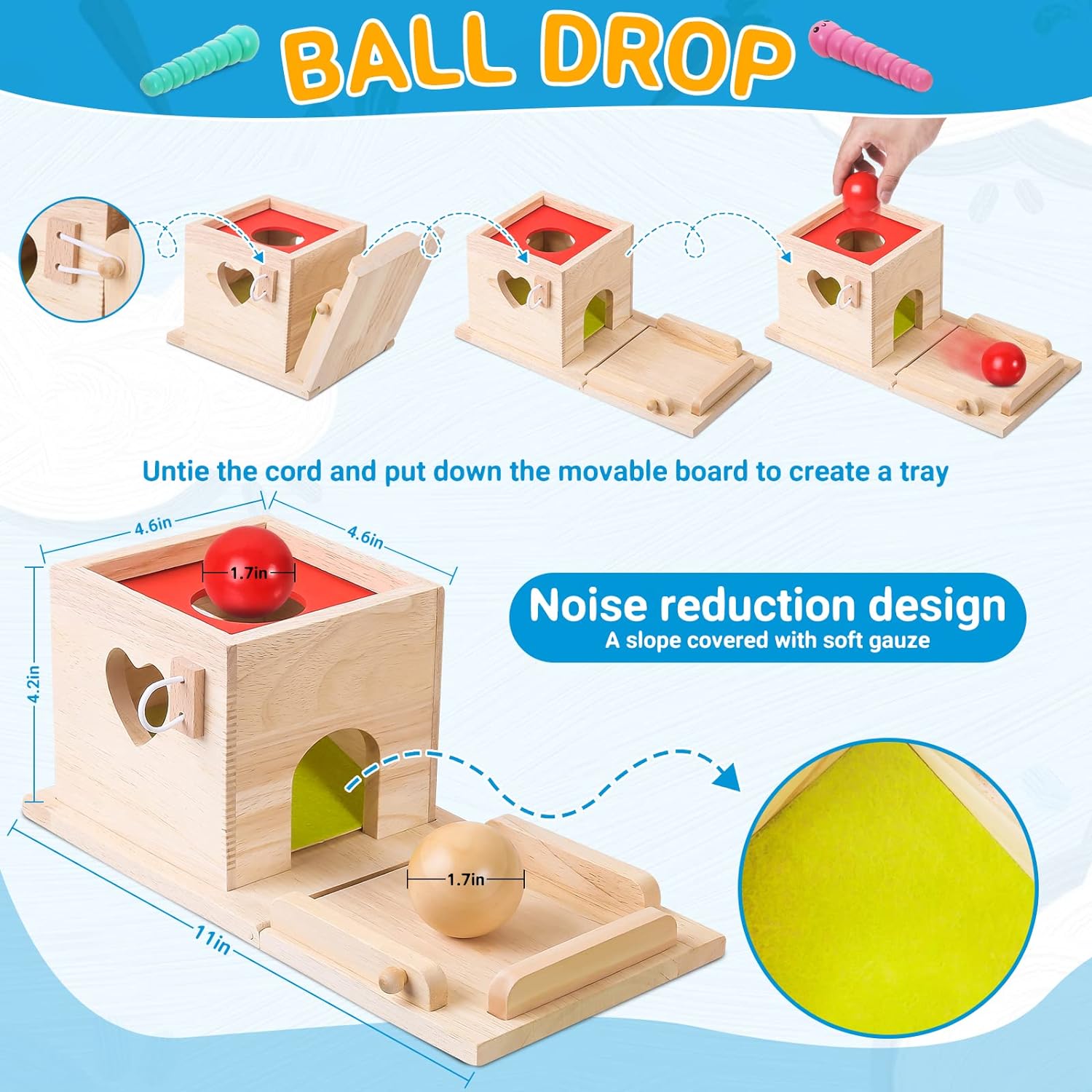 Maliben | Educational Baby Toy Set - Educational Playset For Growing Babies