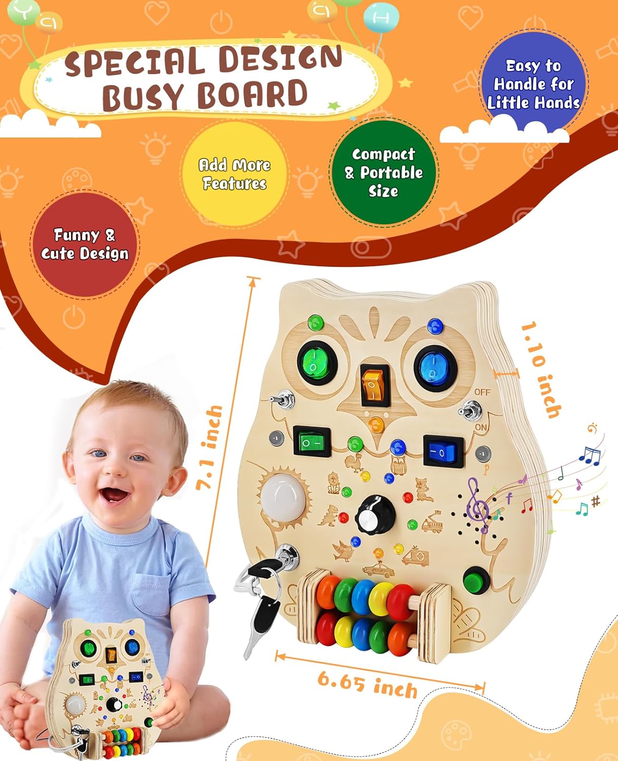 Maliben | Playing Board - Discover And Learn With The Enchanting Playboard For Kids