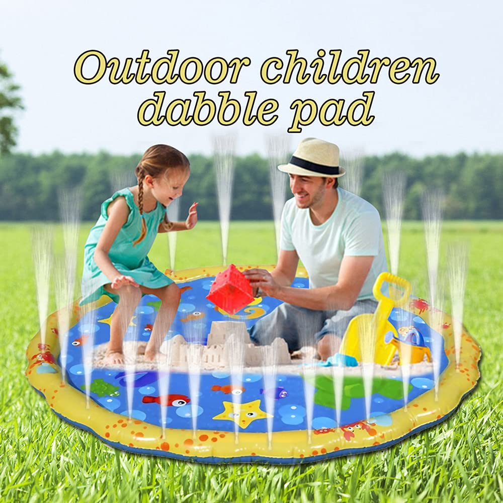 Maliben | Water Play Mat For Children – Splash Mat For Garden & Summer Fun