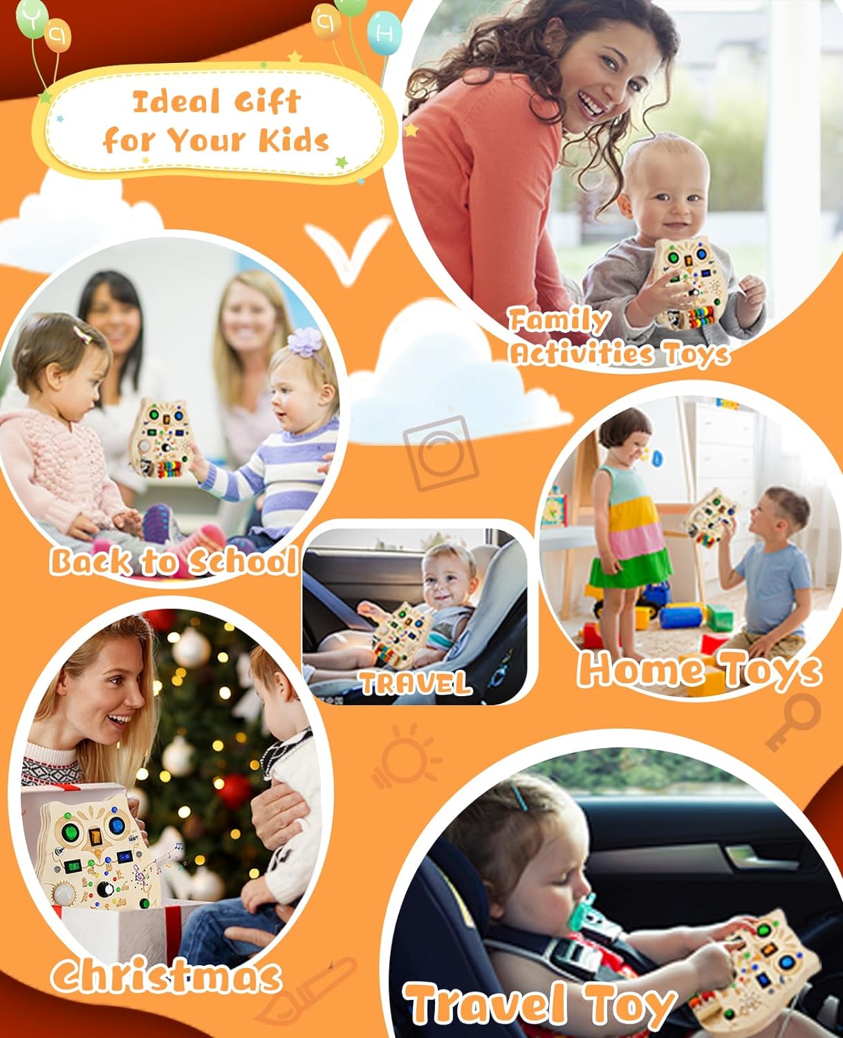 Maliben | Playing Board - Discover And Learn With The Enchanting Playboard For Kids