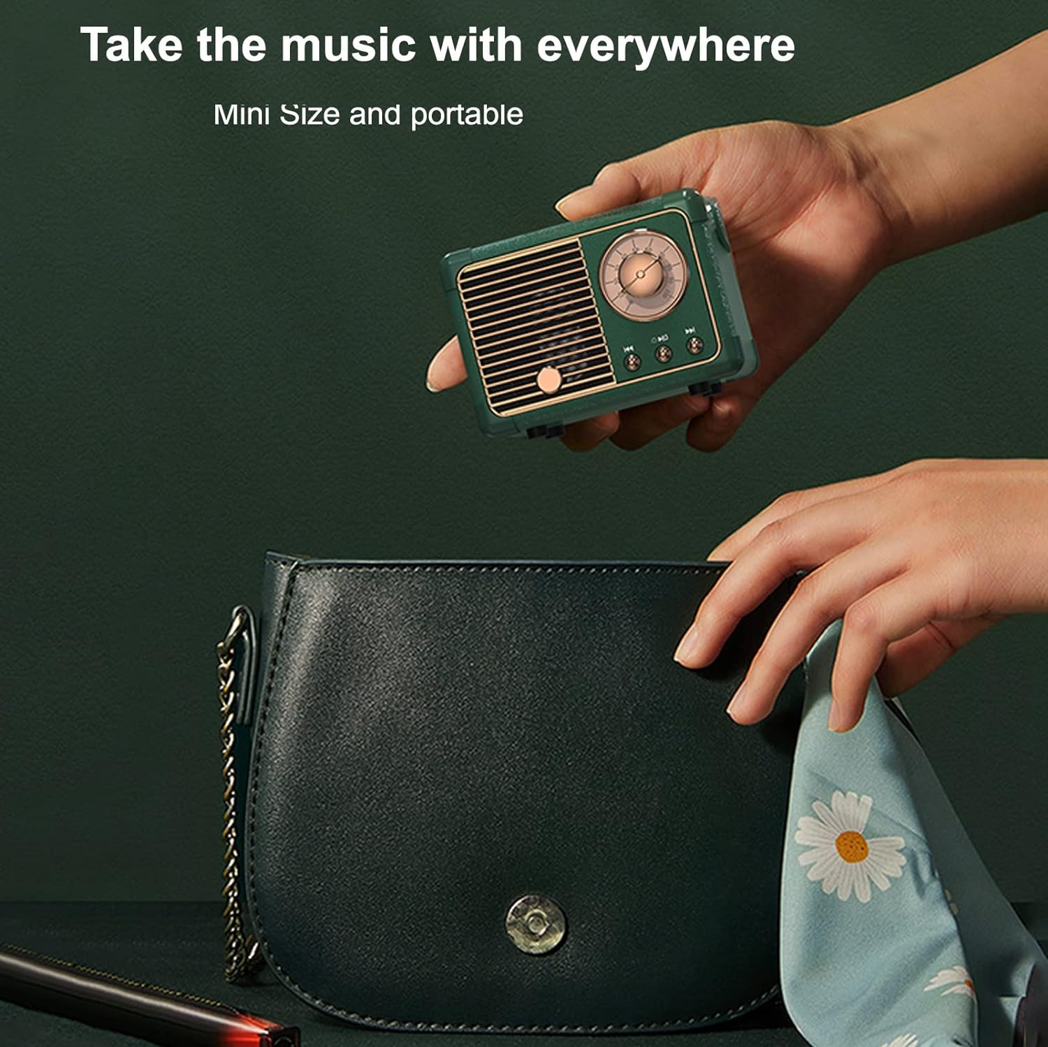 Maliben Retro Bluetooth Speaker