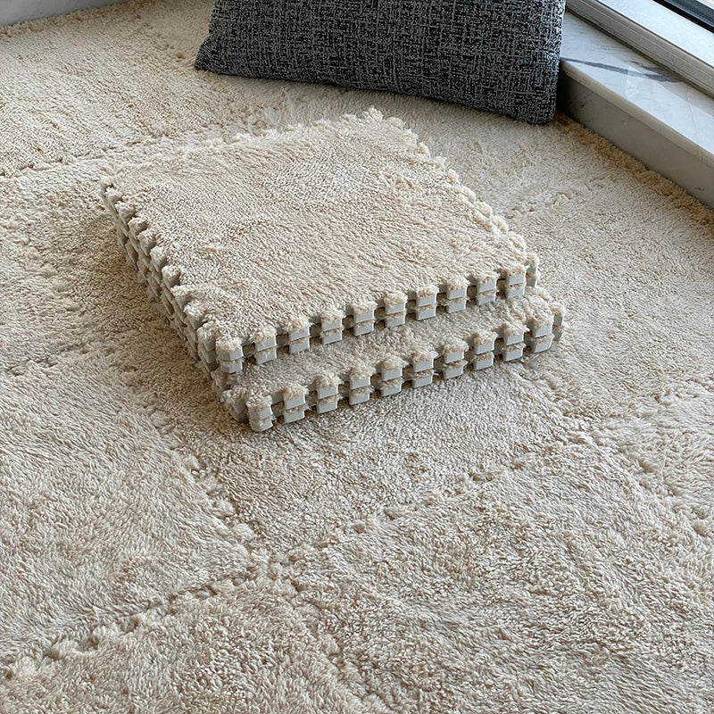 Maliben | Modern Carpet Tiles Level Loop Plug-In System Square Bedroom Carpet Tiles