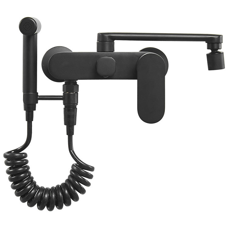 Maliben | Metal Bathtub Faucet Trim Contemporary Lever Handle Bathtub Faucet Trim