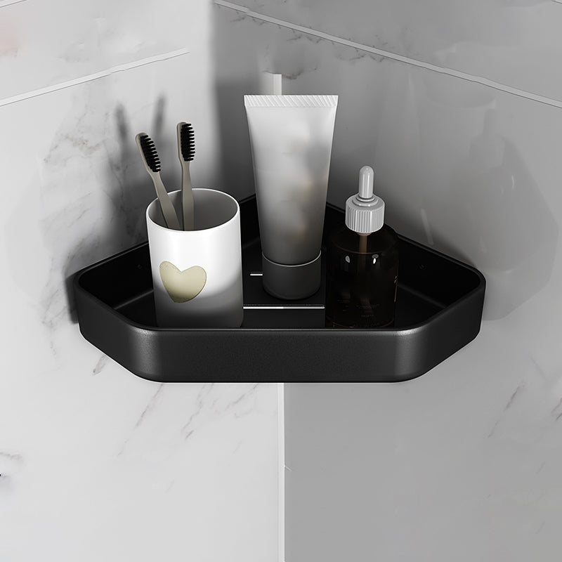 Maliben | Matt Black Bathroom Accessories Set Modern Anti-Rust 1/2/3-Piece Bathroom Shelf