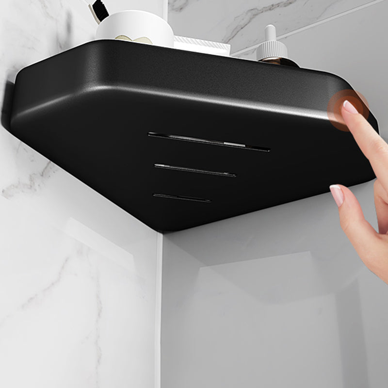 Maliben | Matt Black Bathroom Accessories Set Modern Anti-Rust 1/2/3-Piece Bathroom Shelf