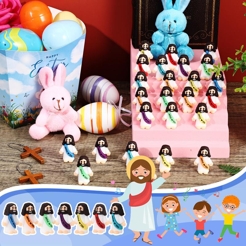 Maliben | Mini Jesus Figurines With Jesus Love You Slogan