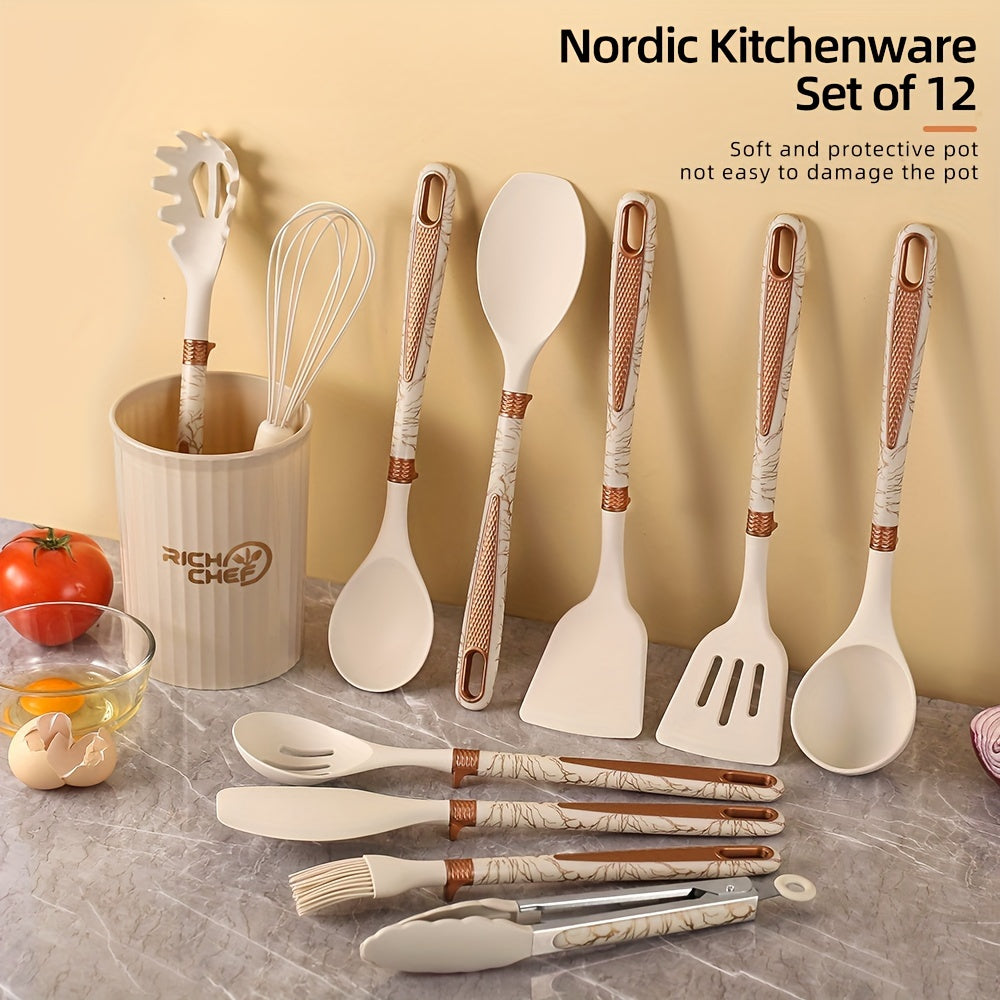 Maliben | Cooking - Kitchen joy with the elegant silicone kitchen utensil set