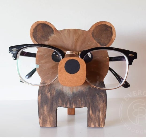 Maliben | Wooden Glasses Stand With Animals