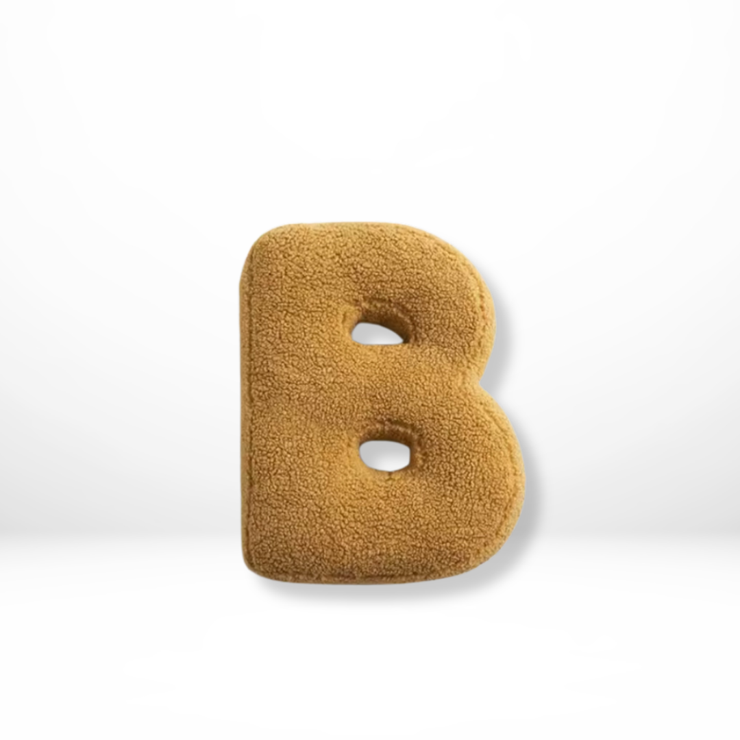 Maliben | Velvet Alphabet Decorative Cushion With Letters A To Z