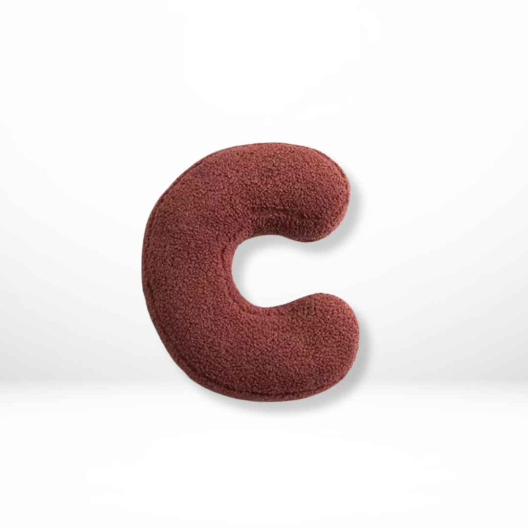 Maliben | Velvet Alphabet Decorative Cushion With Letters A To Z