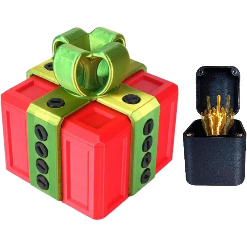 Maliben | Surprise Prank Gift Box Funny Middle Finger Switch Prank Toy