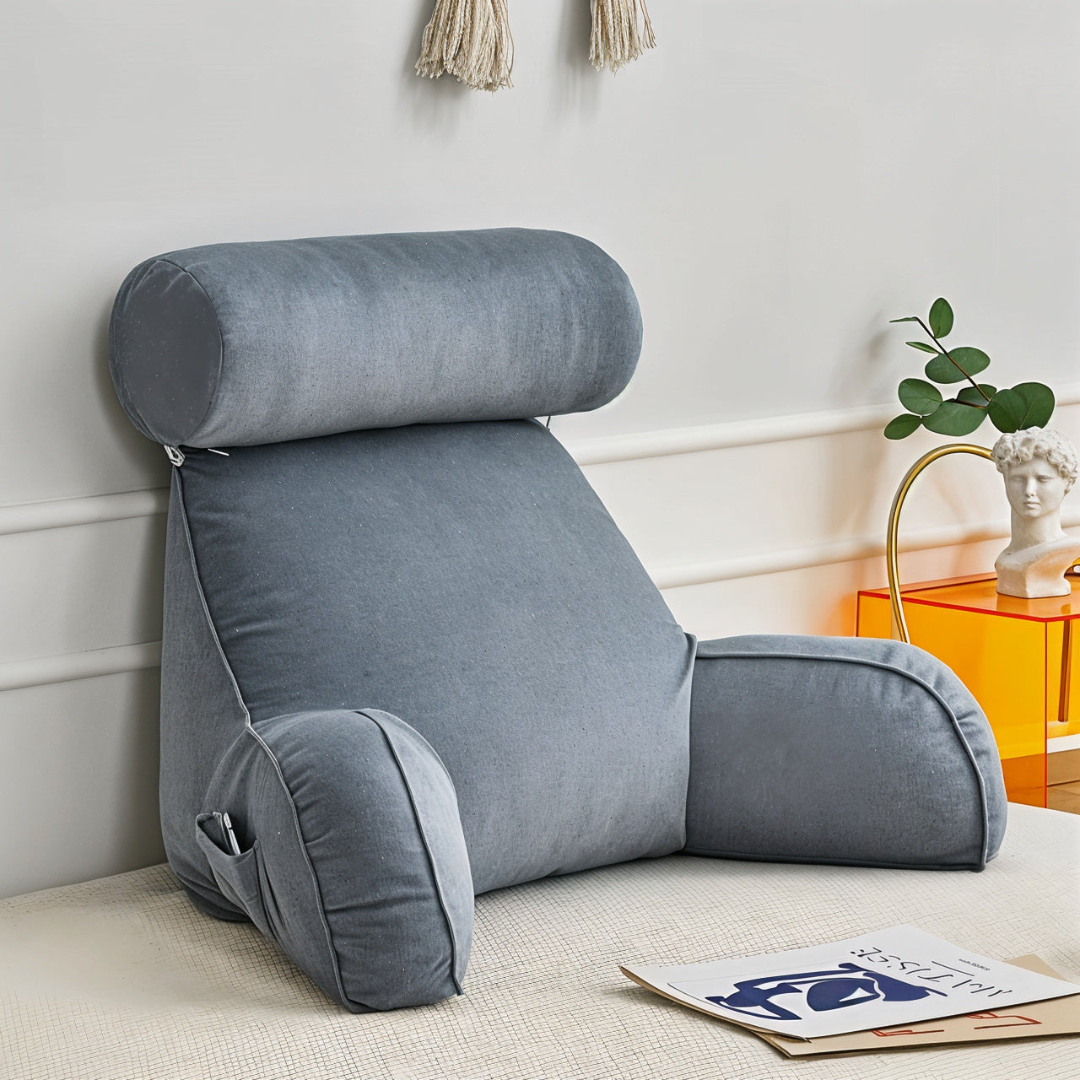 Maliben | Backrest Pillow With Armrests And Adjustable Headrest