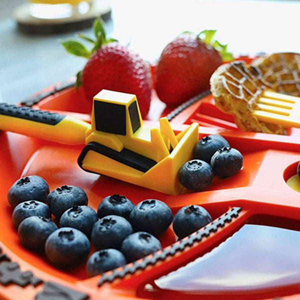 Maliben | Bulldozer Kids Cutlery Set - Constructofork