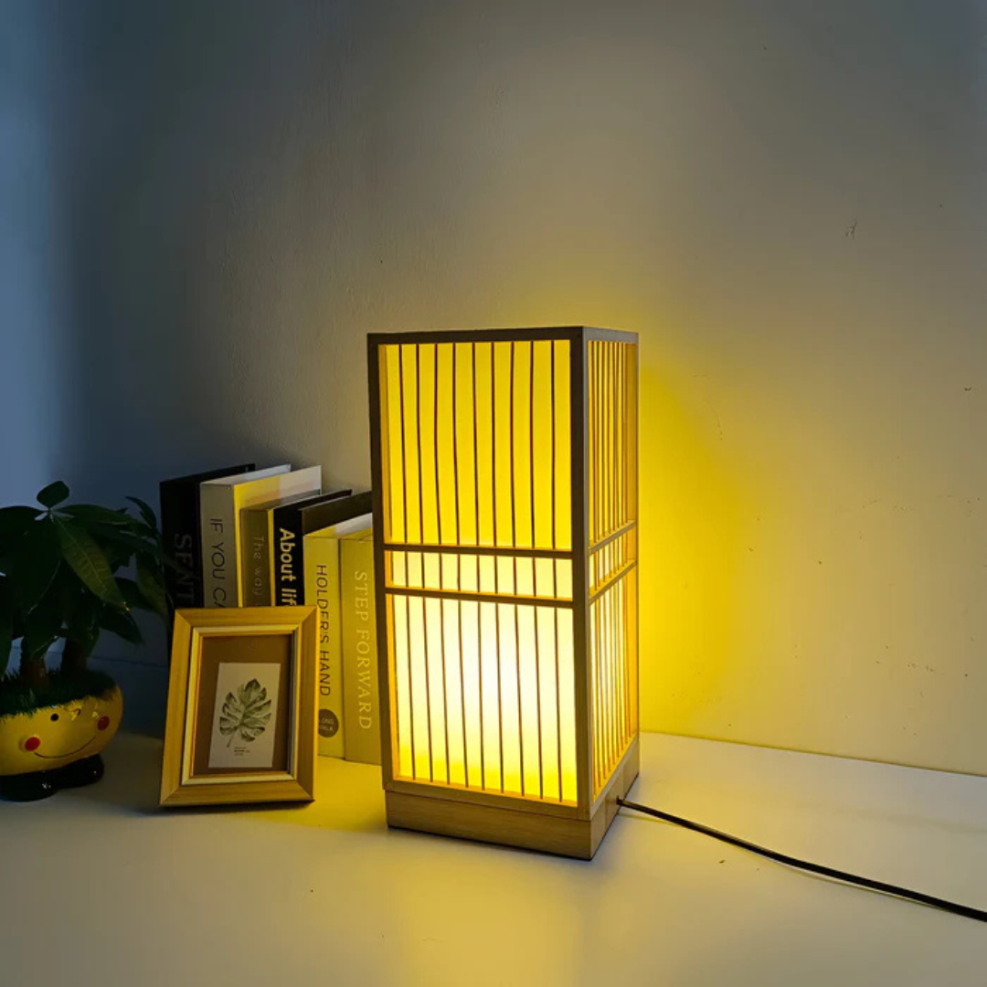 Maliben | Japanese Led Table Lamp Made Of Bamboo