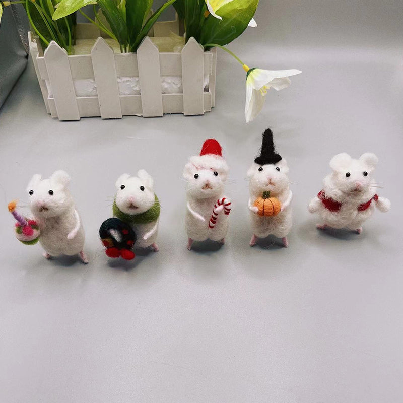 Maliben | Felt Mouse Halloween Ornament