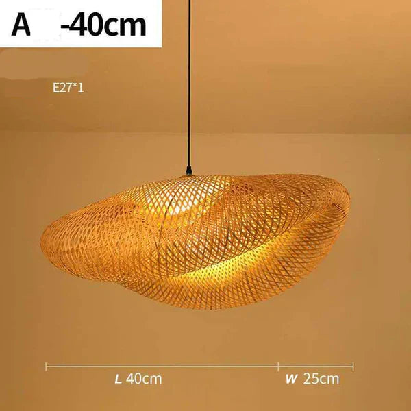 Maliben | Handmade Rattan Pendant Light - Rayalight