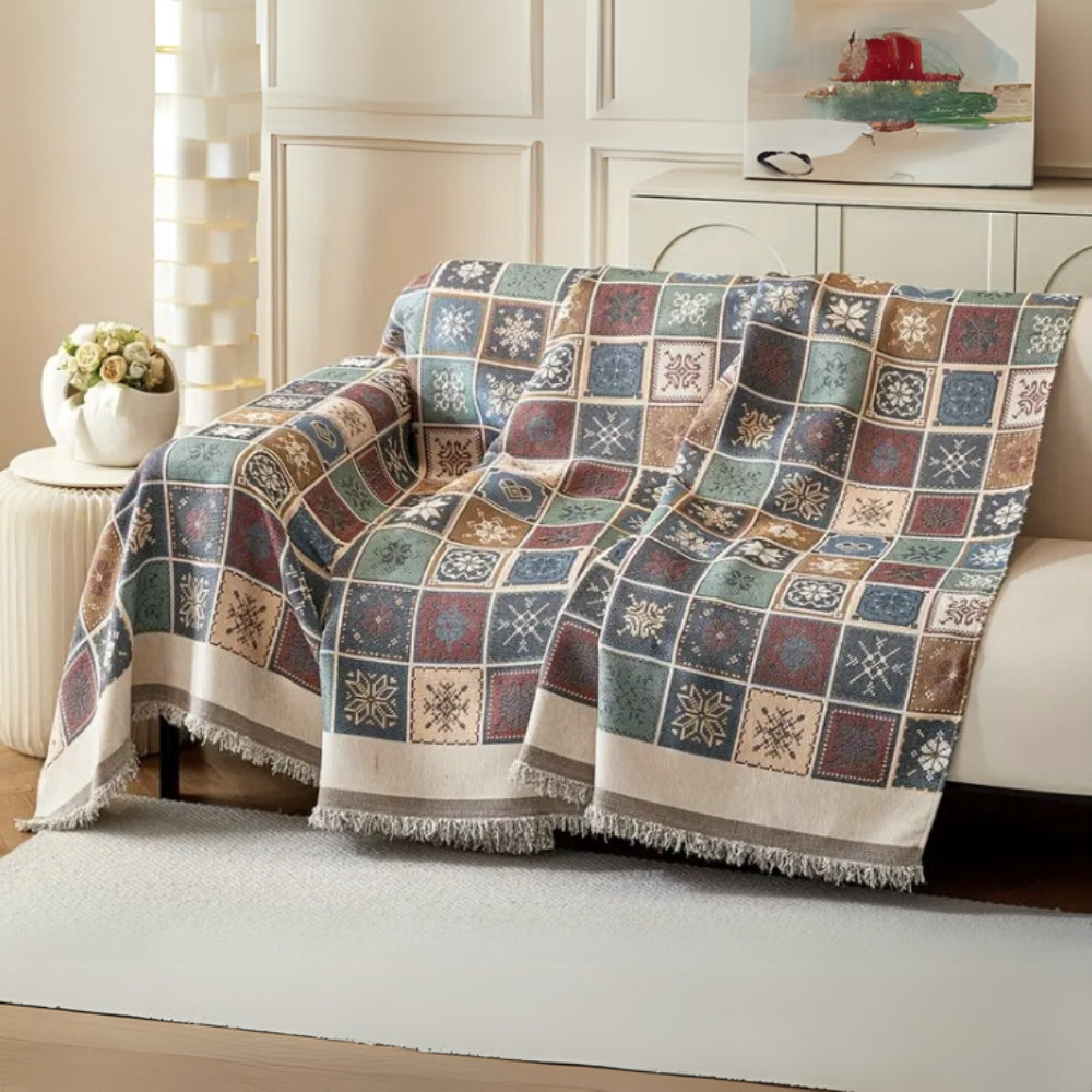 Maliben | Geneva Boho Knitted Sofa Cover