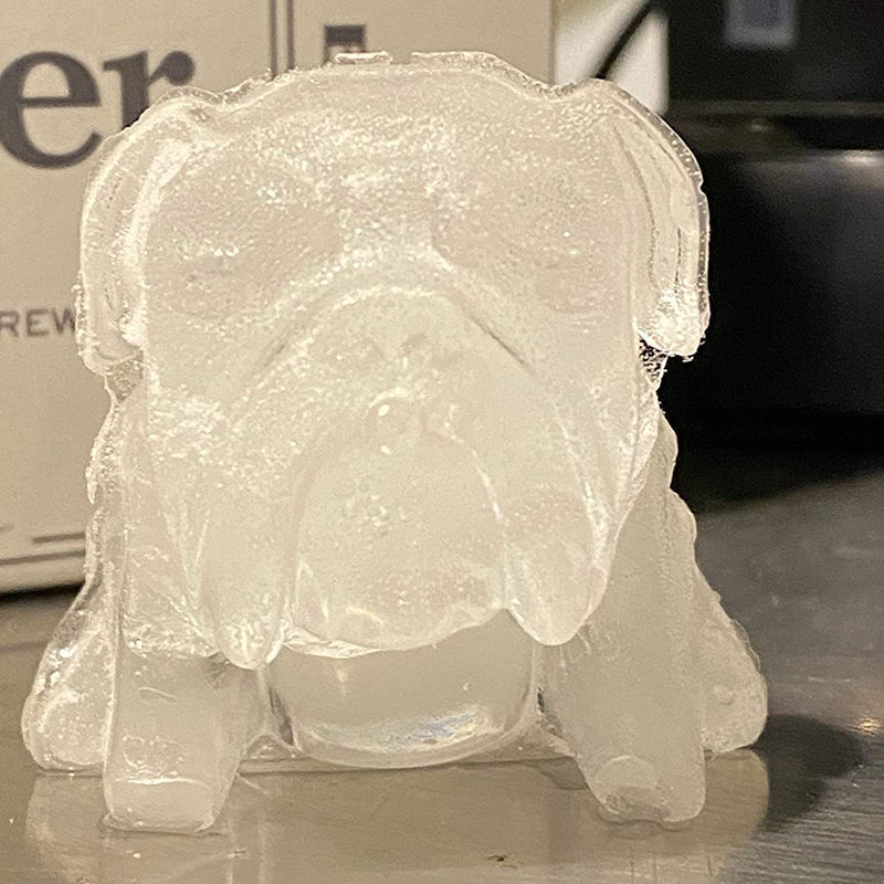 Maliben | Creative Bulldog Ice Mold Made Of Silicone