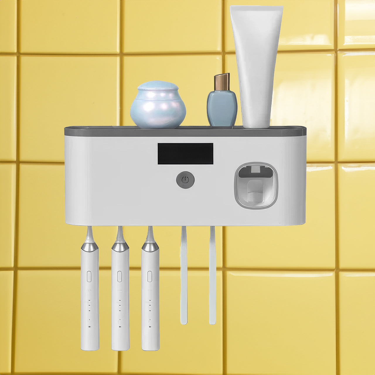 Maliben | Uvshield – Hygienic Toothbrush Holder With Smart Dosing!