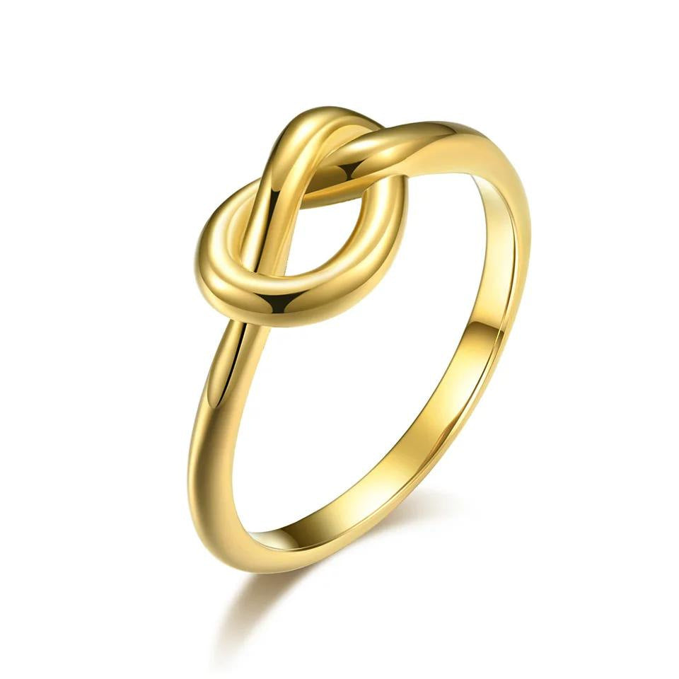Maliben | Dainty Heart Knot Bond Ring