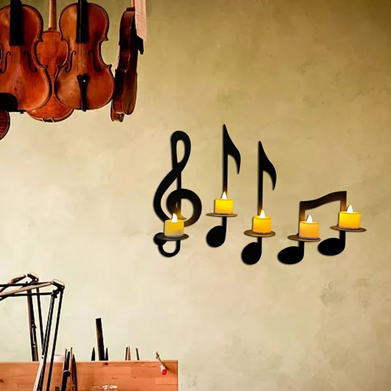 Maliben | Candle Holder With Music Notes
