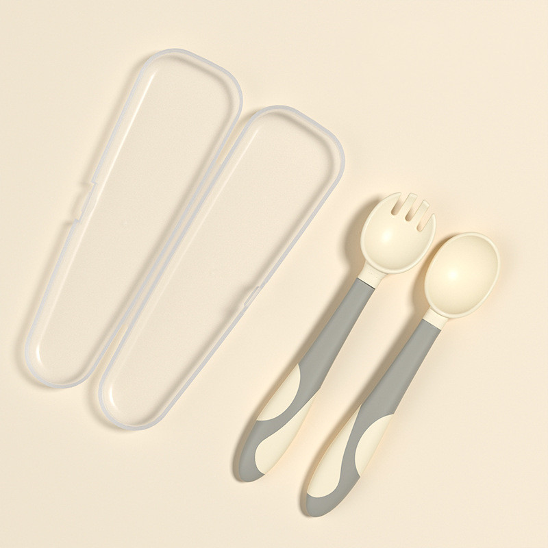 Maliben | Children's Spoon And Fork Set – Non-Slip Baby Cutlery With Ergonomic Grip
