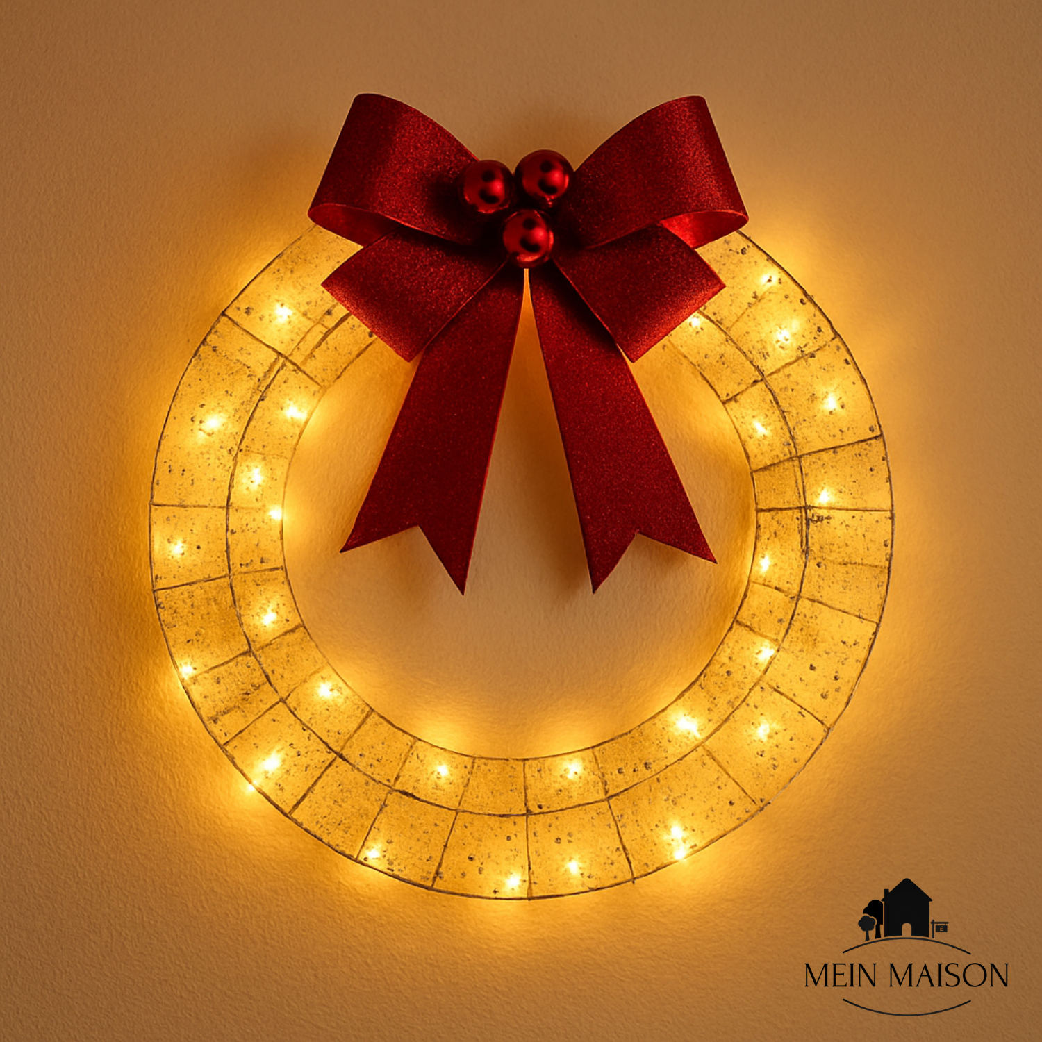 Maliben | Glowbow – The Glowing Christmas Wreath Garland For Festive Elegance