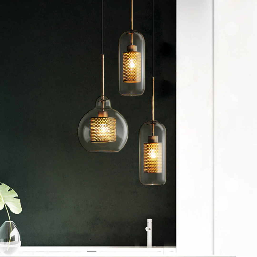 Maliben | Design Pendant Lamp Dining Table Made Of Glass