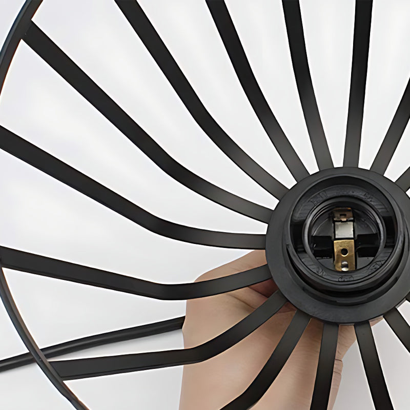 Maliben | Ironsphere Pendant - Black Industrial Iron Pendant Light For Modern Interiors