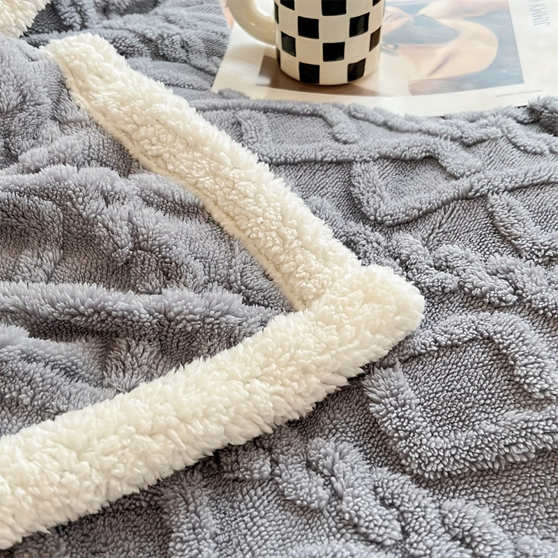 Maliben | Vintage Luxe Reversible Fleece Blanket - Essential For Winter