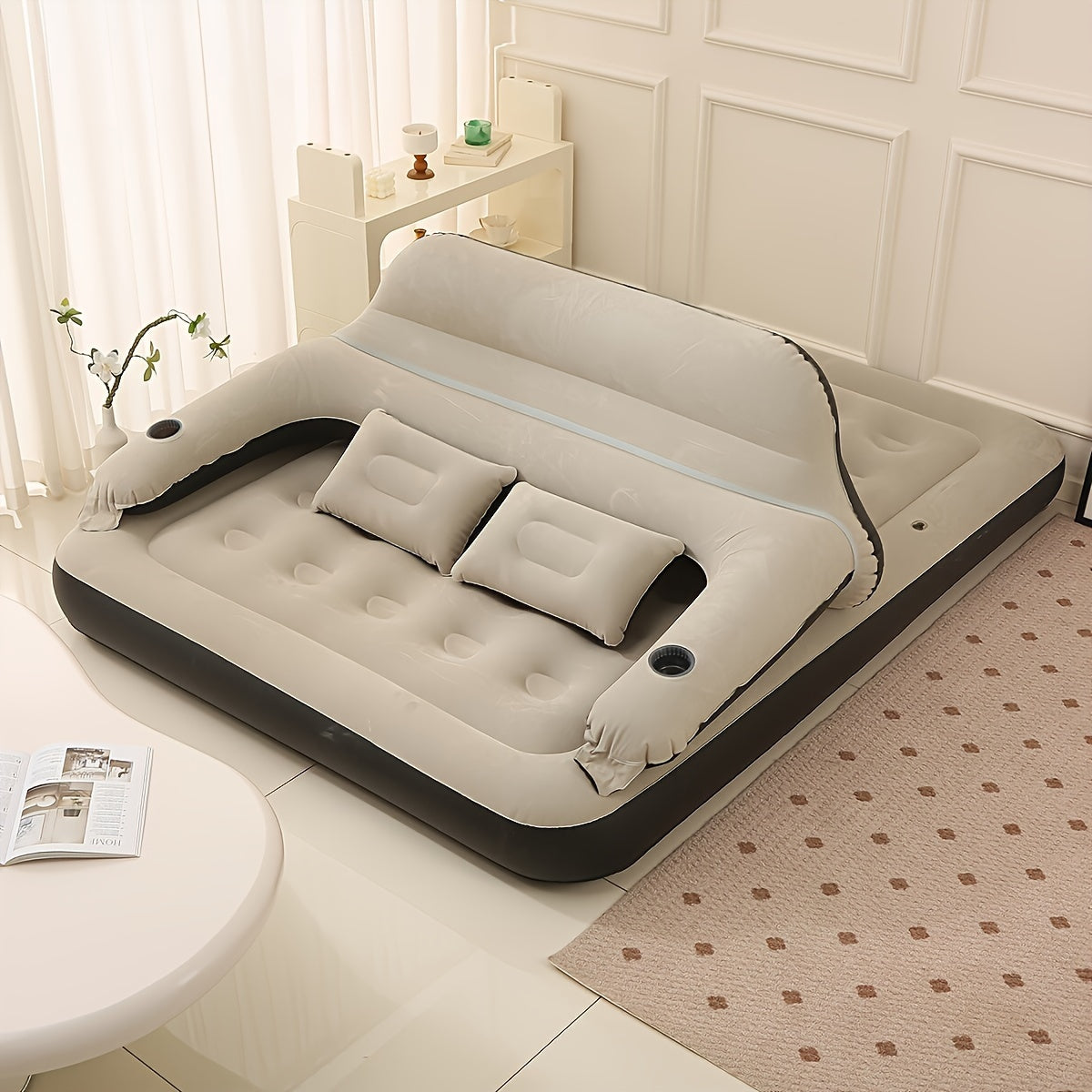 Maliben | AircomFort Mattress - Inflatable With Back Support for Luxury