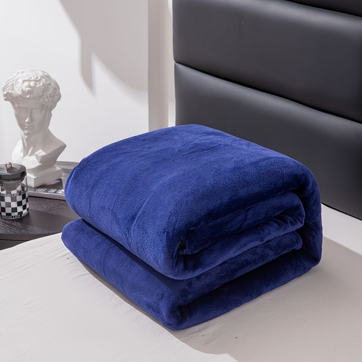 Maliben | Gray Flannel Blanket: Luxury ComFort for Every Season