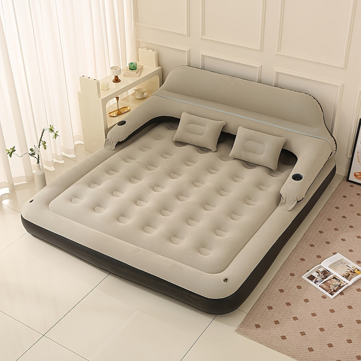 Maliben | AircomFort Mattress - Inflatable With Back Support for Luxury