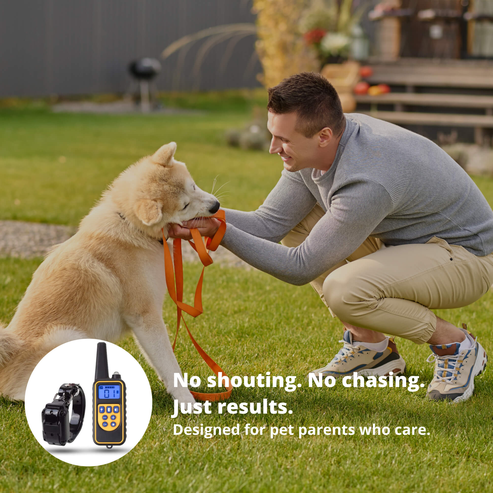 Maliben | 800M Rechargeable Electric Dog Training Collar | Waterproof, Remote Control & Ideal for Effective Dog Training