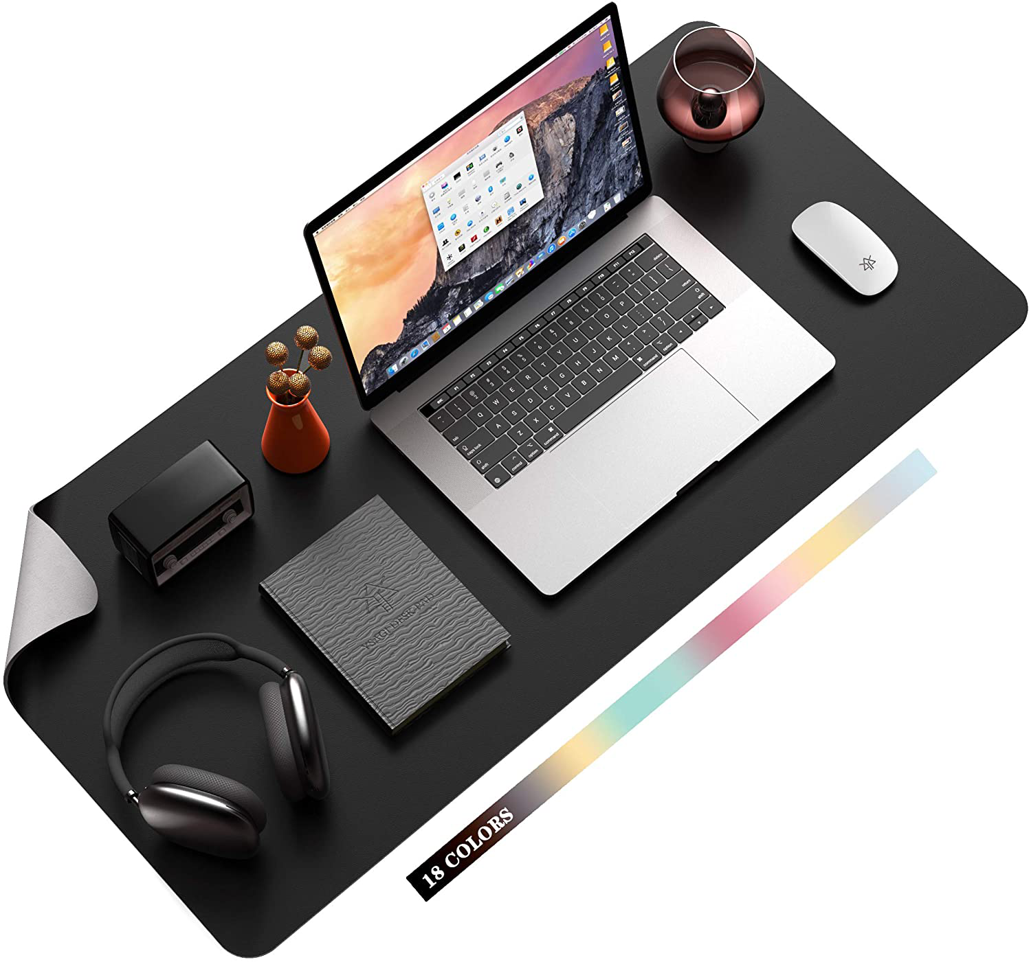 Maliben | Desk Pad Protector Waterproof Non-Slip Leather Office Mouse Mat