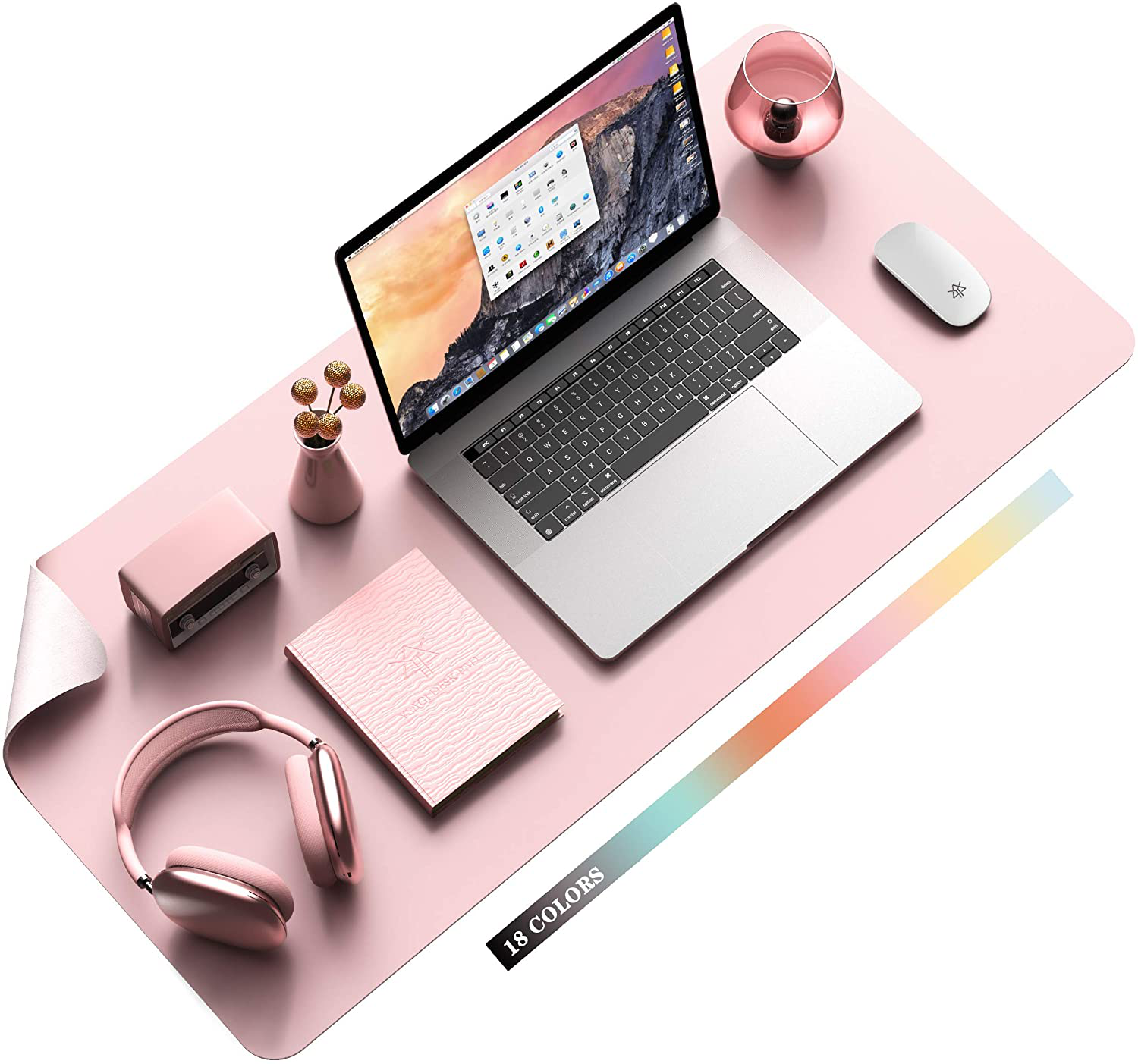 Maliben | Desk Pad Protector Waterproof Non-Slip Leather Office Mouse Mat