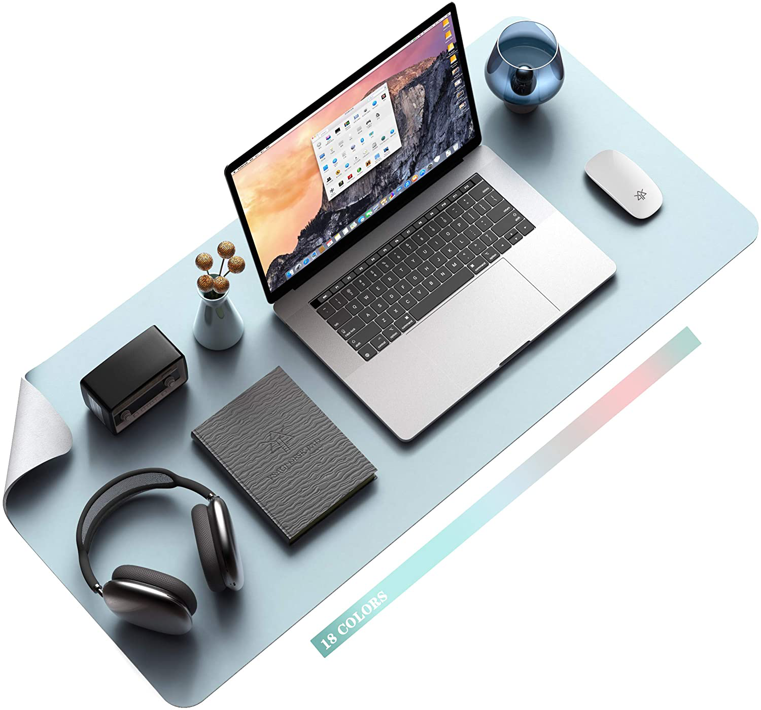 Maliben | Desk Pad Protector Waterproof Non-Slip Leather Office Mouse Mat