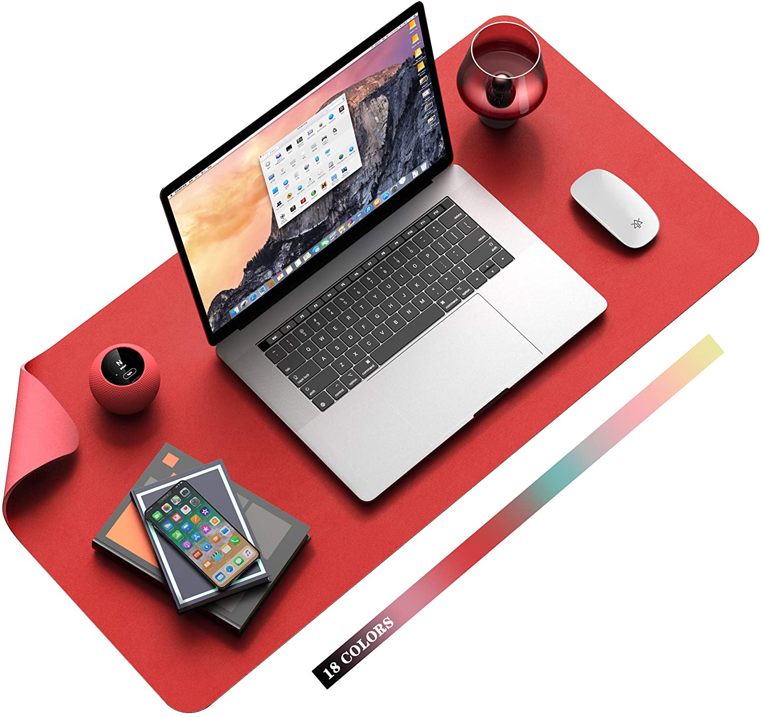 Maliben | Desk Pad Protector Waterproof Non-Slip Leather Office Mouse Mat