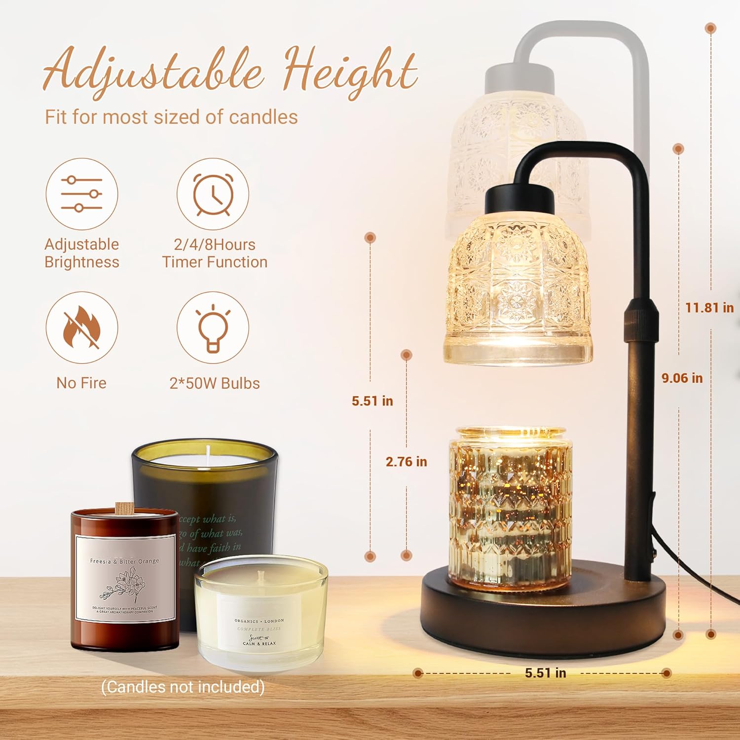 Maliben | Candle Warmer Lamp With Timer