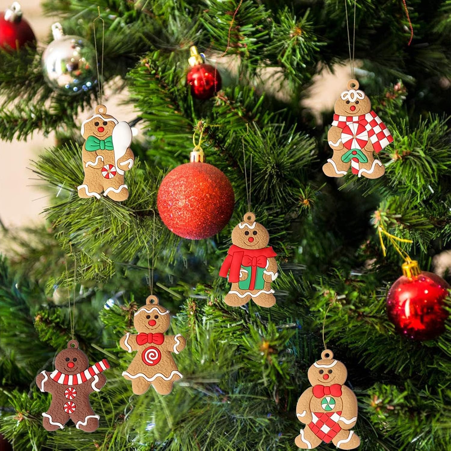 Maliben | Set Of 12 Gingerbread Ornaments - Sweetbakes