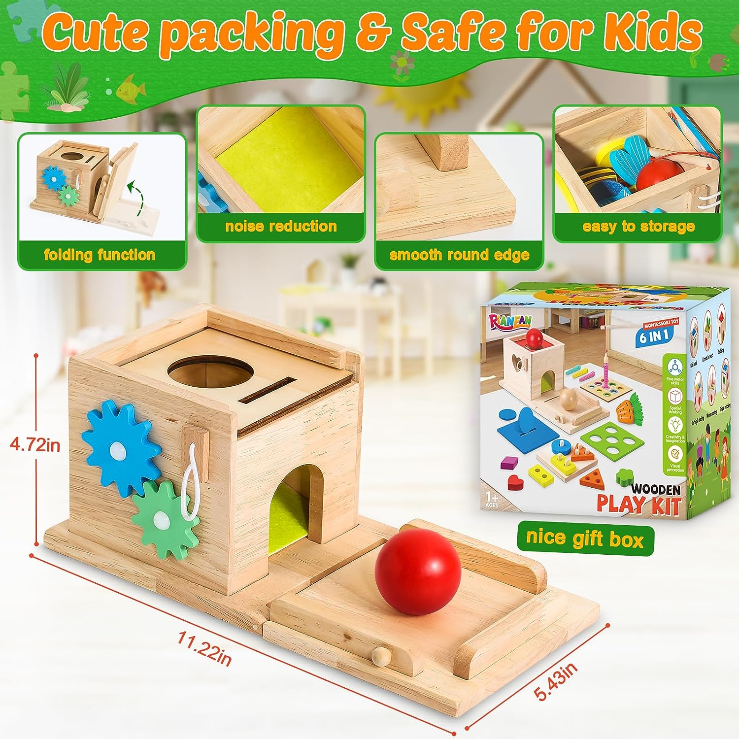 Maliben | Educational Baby Toy Set - Educational Playset For Growing Babies