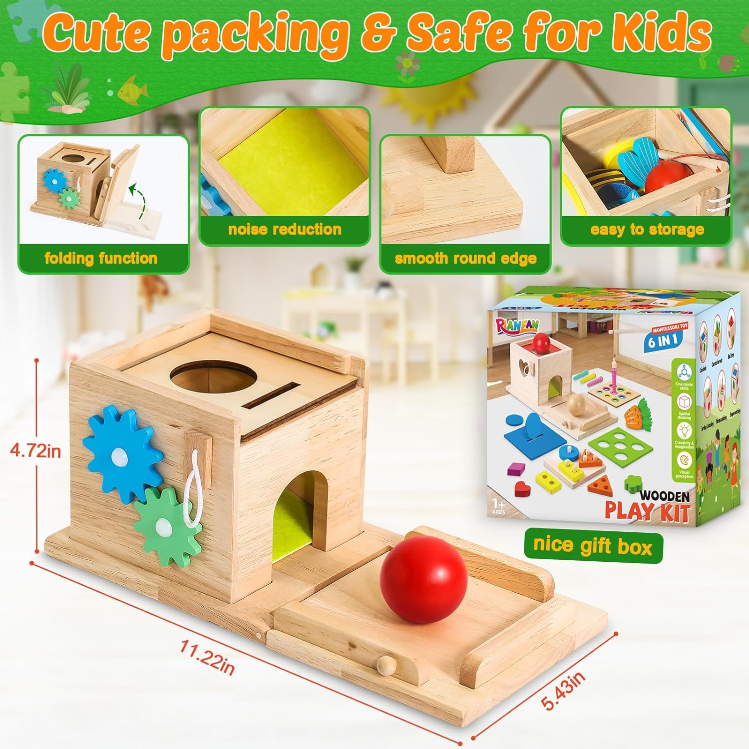 Maliben | Educational Baby Toy Set - Educational Playset For Growing Babies