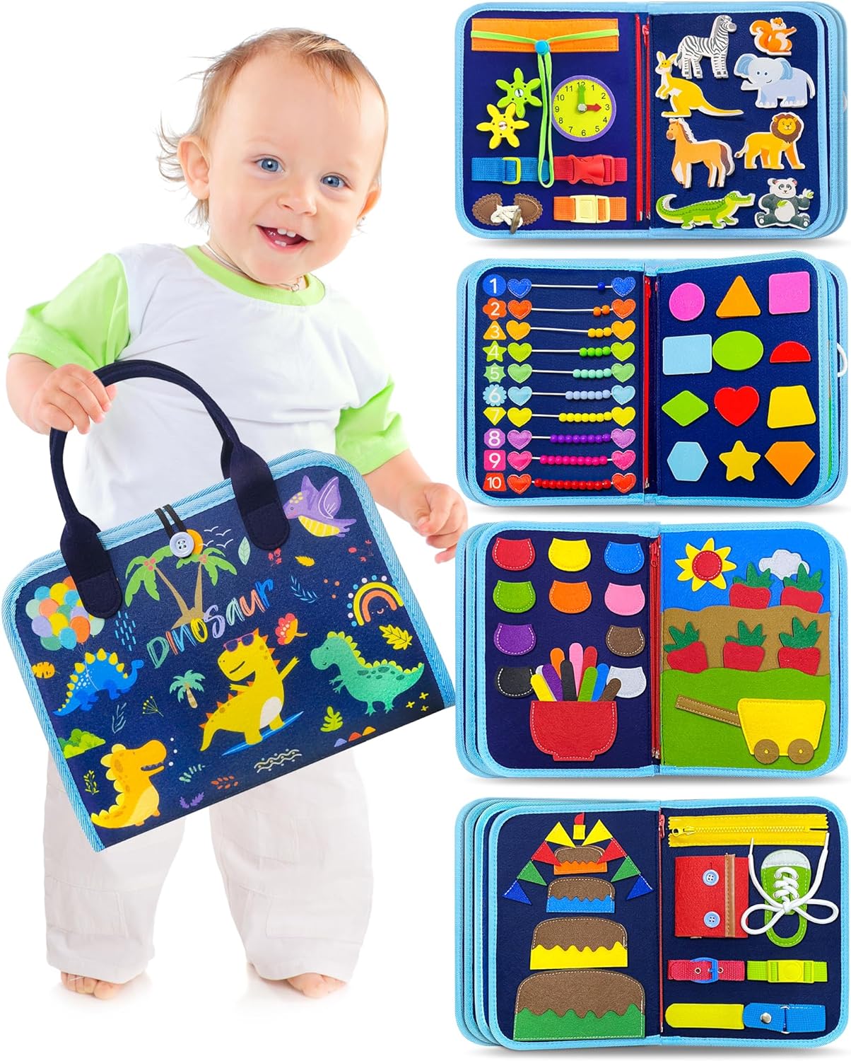 Maliben | Interactive Blue Playboard For Children - Learning Fun For Little Ones
