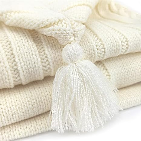 Maliben | Luxury Beige Baby Blanket - Warmth And ComFort for Your Newborn