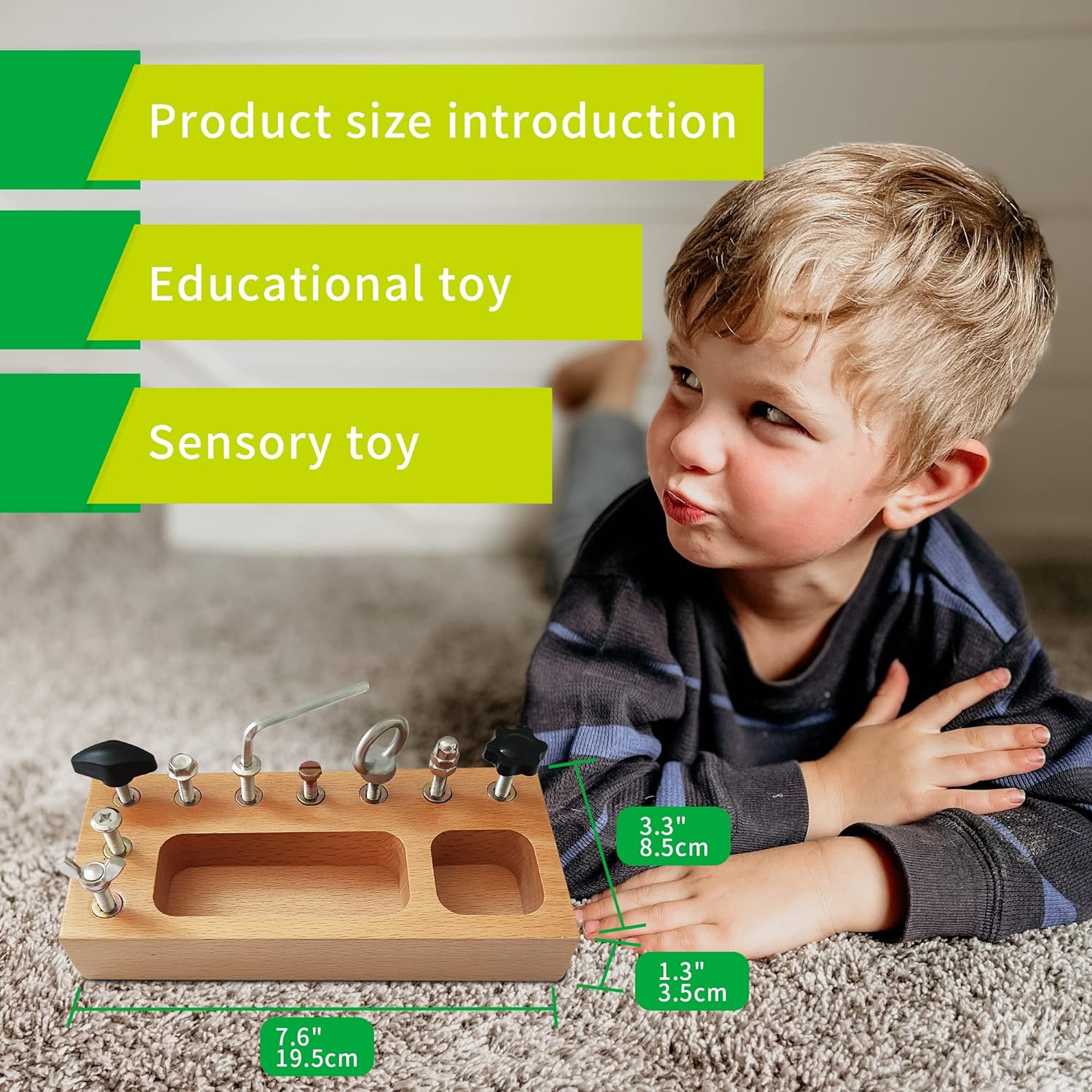 Maliben | Busy Board Toy - Educational Montessori Play Board For Creative Children