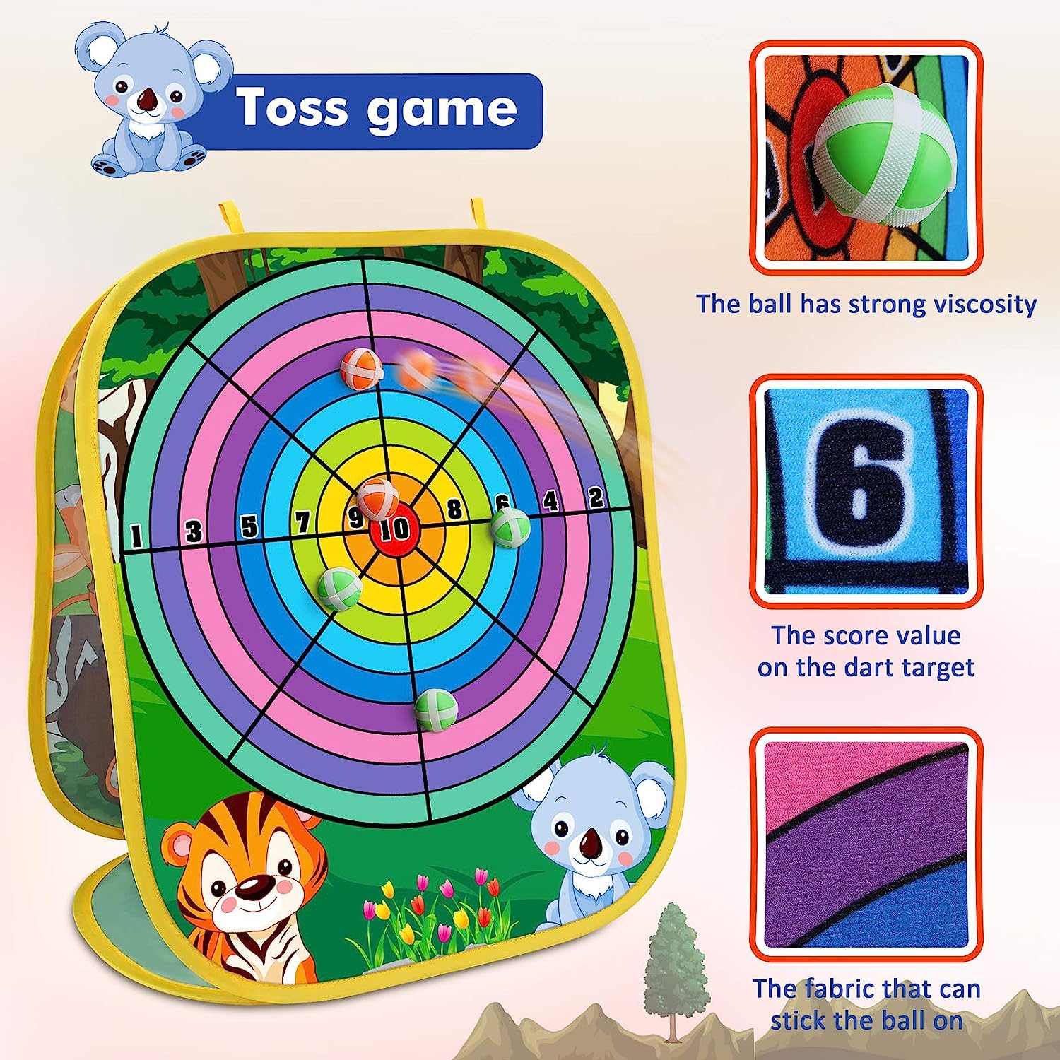 Maliben | Animal SAnd Bag Toss and Throw Game - Experience Endless Play Fun