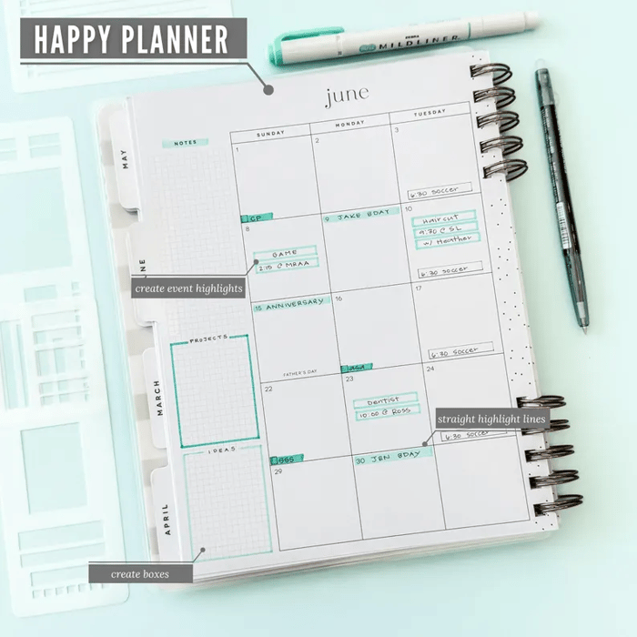 Maliben | Craftmaster Flexiline — Effortlessly Give Your Planner Ultimate Organization And Stylish Clarity!