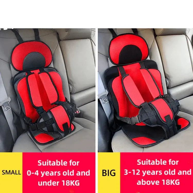 Maliben | Portable Child Travel Car Seat | Foldable Safety Booster with 5-Point Harness | Ages 0–12 Years